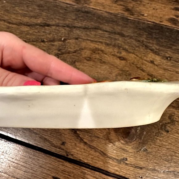 Rare Vintage 70's 80's Merry Mushroom by Sears Roebuck Corn on Cob Plate READ - Picture 6 of 6